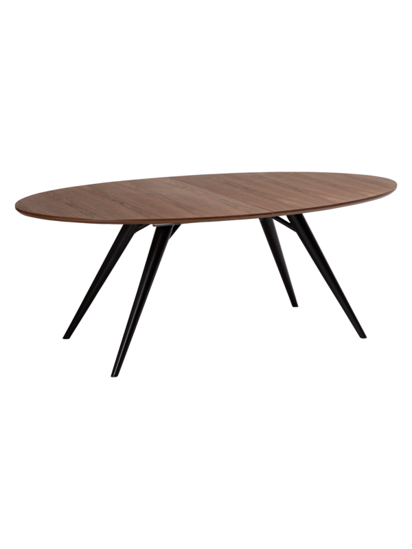 Blagovaonski stol Eclipse Walnut Oval 200