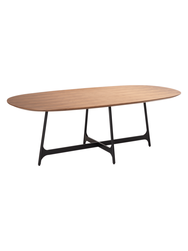 Blagovaonski stol OOID Walnut Oval 220