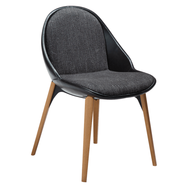Blagovaonska stolica Arch Black - Slika 2