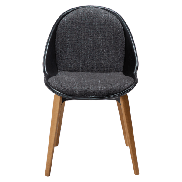 Blagovaonska stolica Arch Black - Slika 3
