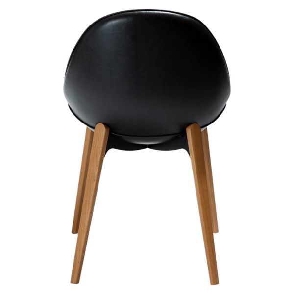 Blagovaonska stolica Arch Black - Slika 5