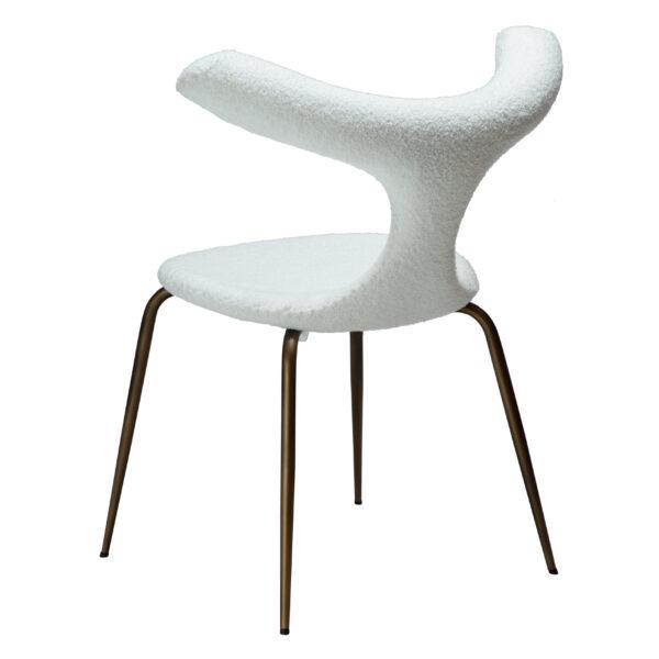 Blagovaonska stolica Bull Off white - Slika 4