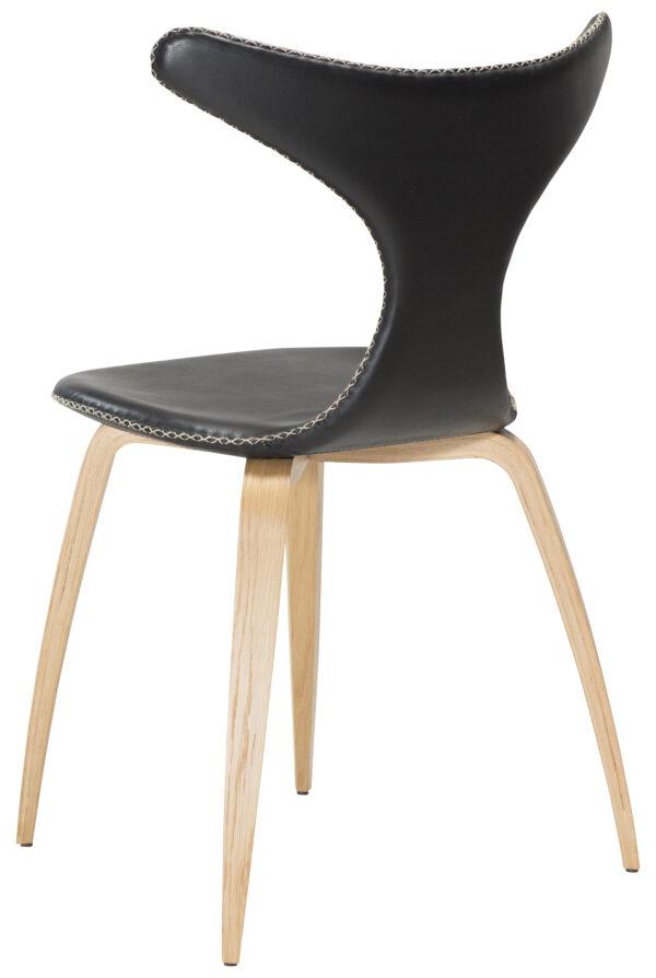 Blagovaonska stolica Dolphin Black Oak - Slika 2