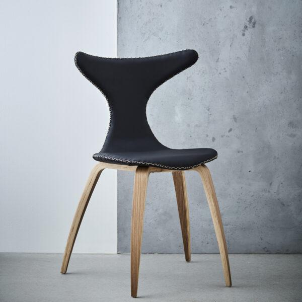 Blagovaonska stolica Dolphin Black Oak - Slika 3