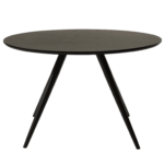 Blagovaonski stol Eclipse Black Round 120 3