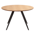 Blagovaonski stol Eclipse Oak Round 120 5
