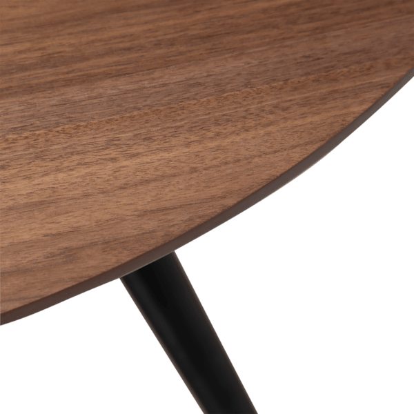 Blagovaonski stol Eclipse Walnut Round 120 5