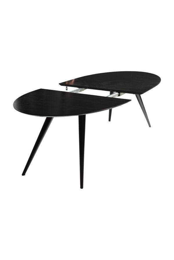 Blagovaonski stol Eclipse Black Oval 200 - Slika 4