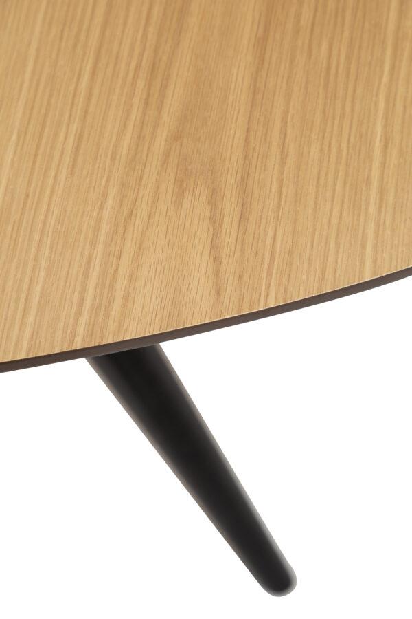 Blagovaonski stol Eclipse Oak Oval 200 - Slika 6