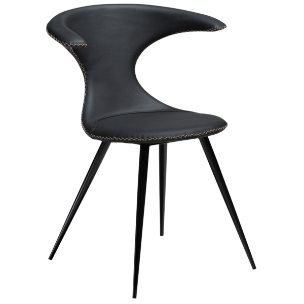 Blagovaonska stolica Flair Black Leather - Slika 2