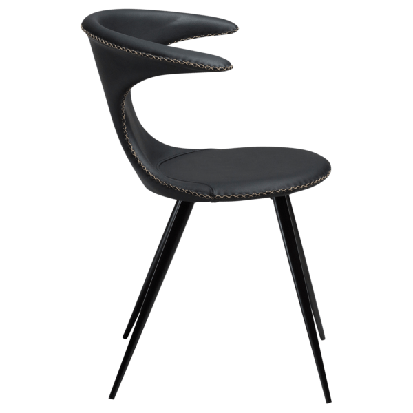 Blagovaonska stolica Flair Black Leather - Slika 3