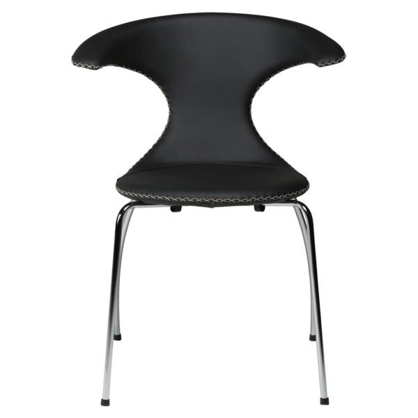 Blagovaonska stolica Flair Black Chrome 4