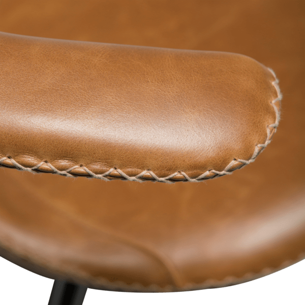 Blagovaonska stolica Flair Brown Leather 4