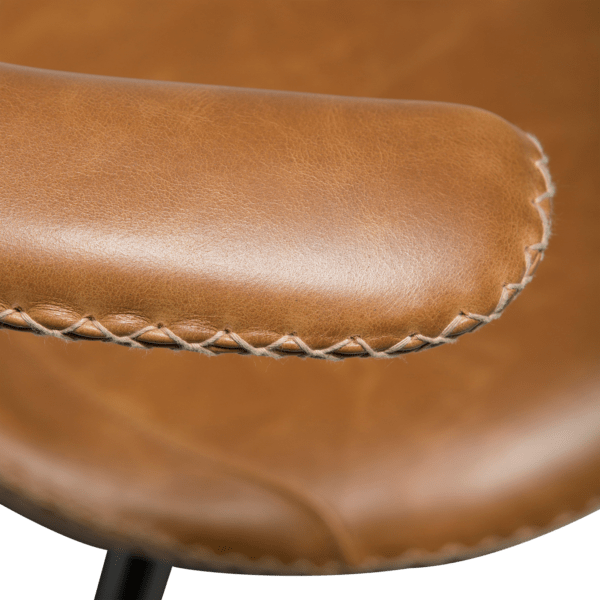 Blagovaonska stolica Flair Brown Leather - Slika 4