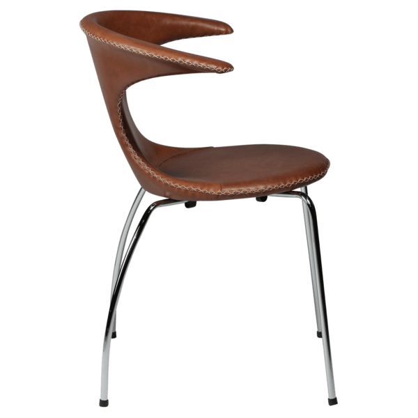 Blagovaonska stolica Flair Brown Chrome 3
