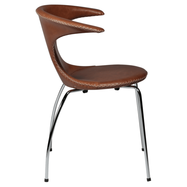 Blagovaonska stolica Flair Brown Chrome - Slika 3