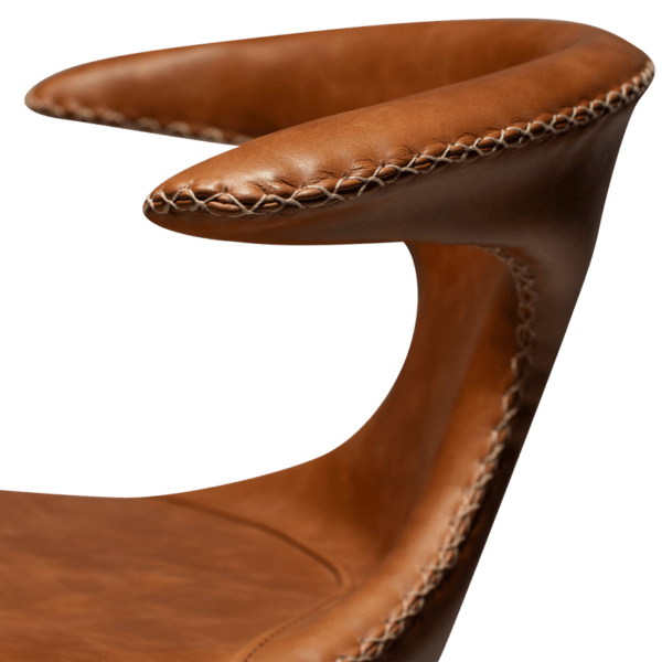 Barska stolica Flair Leather Brown - Slika 7