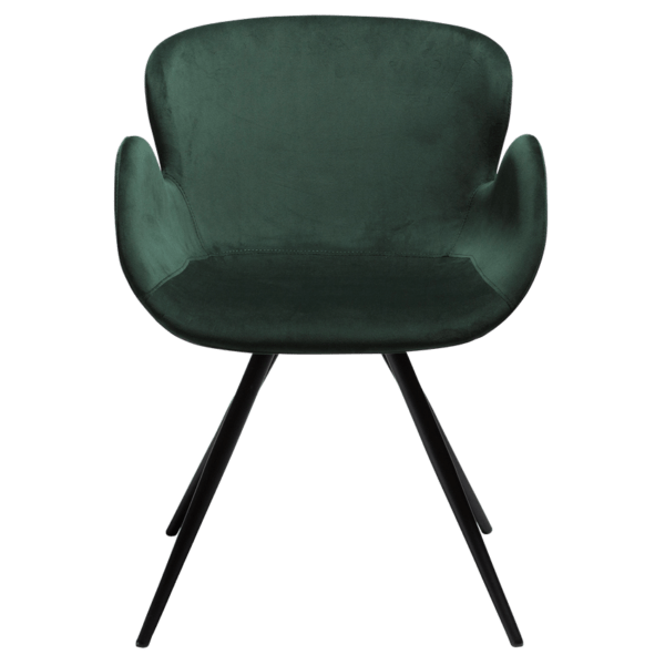 Blagovaonska stolica Gaia Green Velvet - Slika 3