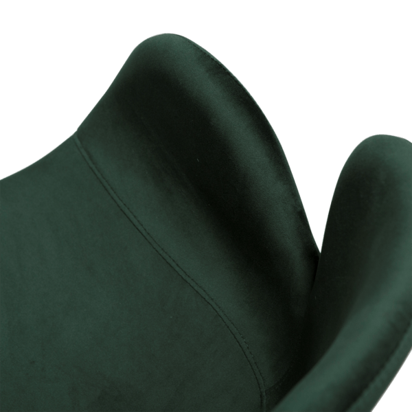 Blagovaonska stolica Gaia Green Velvet 7