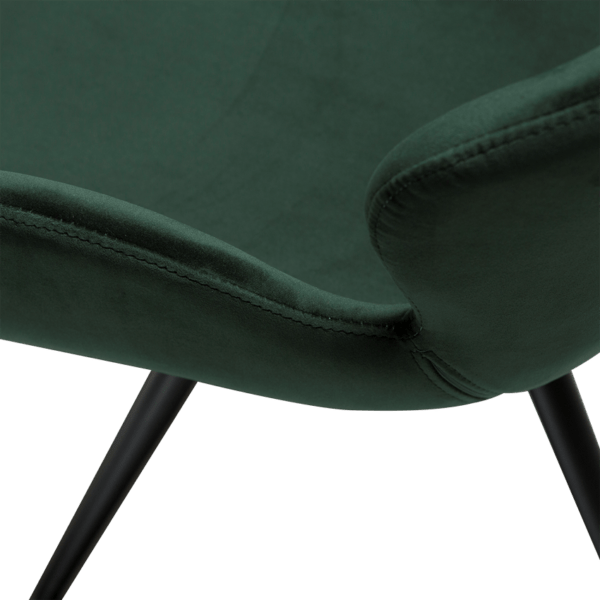 Blagovaonska stolica Gaia Green Velvet - Slika 8