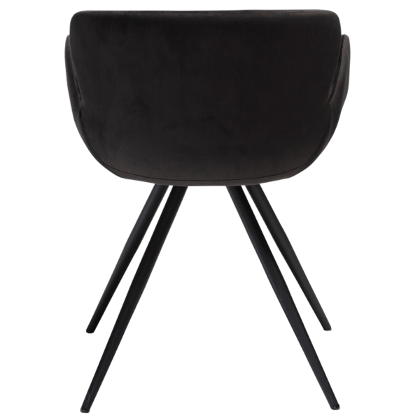 Blagovaonska stolica Gaia Black Velvet 5