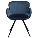 Blagovaonska stolica Gaia Blue Velvet 5