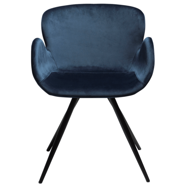 Blagovaonska stolica Gaia Blue Velvet 3