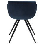 Blagovaonska stolica Gaia Blue Velvet 9