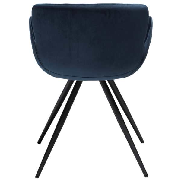 Blagovaonska stolica Gaia Blue Velvet 5