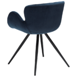 Blagovaonska stolica Gaia Blue Velvet 11