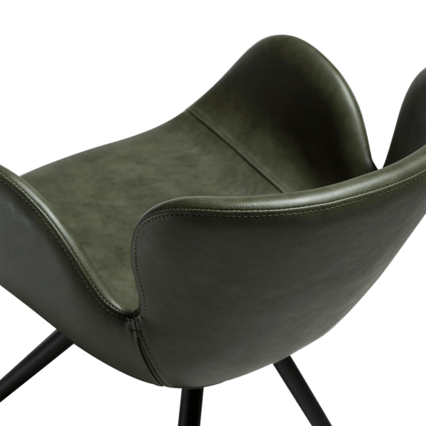 Blagovaonska stolica Gaia Vintage Green 6