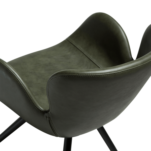 Blagovaonska stolica Gaia Vintage Green - Slika 6