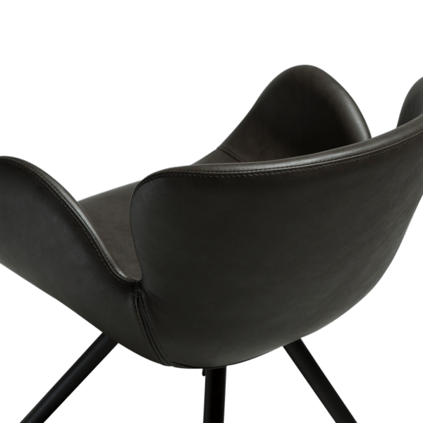 Blagovaonska stolica Gaia Vintage Black 8