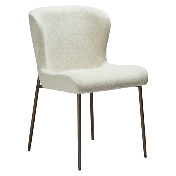 Blagovaonska stolica Glam Bone White 2