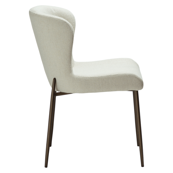 Blagovaonska stolica Glam Bone White - Slika 4