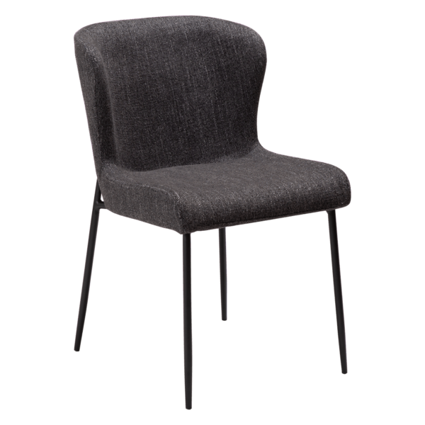 Blagovaonska stolica Glam Black 2