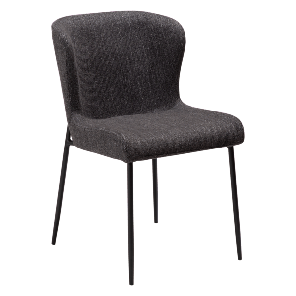 Blagovaonska stolica Glam Black - Slika 2