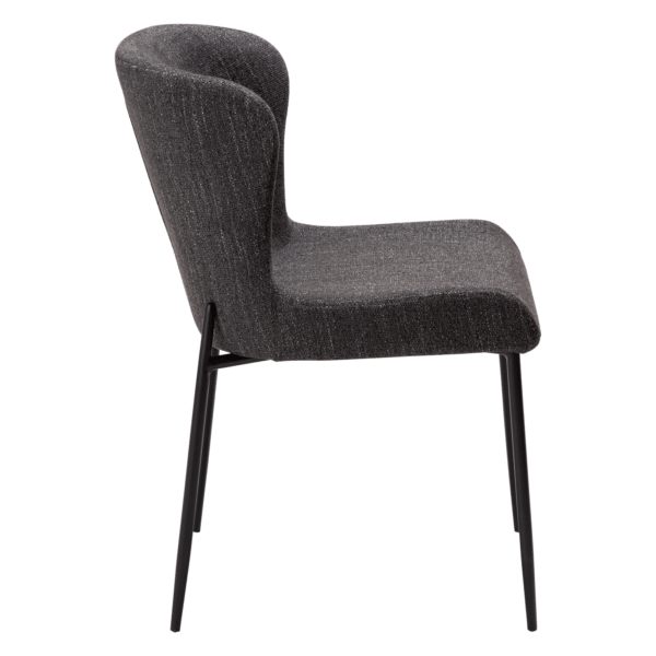 Blagovaonska stolica Glam Black 4