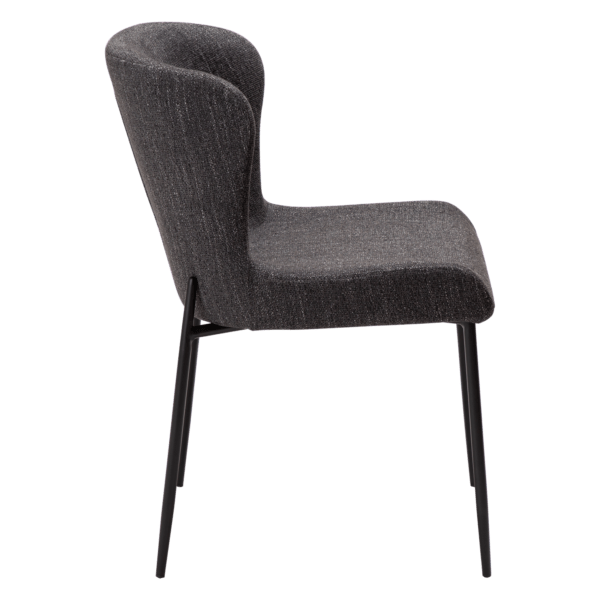 Blagovaonska stolica Glam Black - Slika 4
