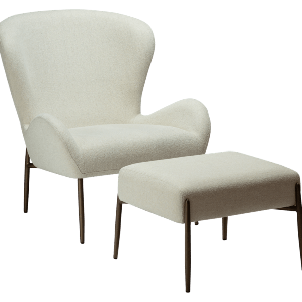 Fotelja Glam White - Slika 4