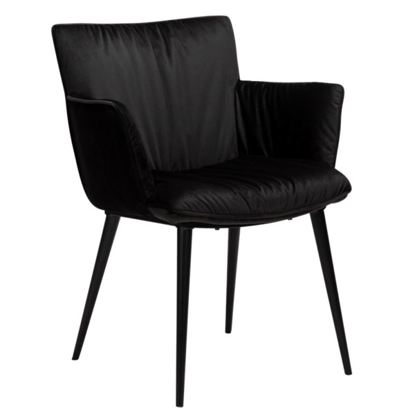 Blagovaonska stolica Join Black Velvet 2
