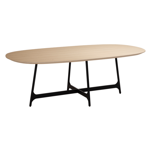 Blagovaonski stol OOID Oak Oval 220 2