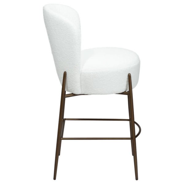 Barska stolica Orbit Off White - Slika 4