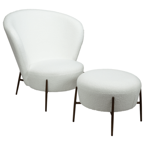Fotelja Orbit Off White - Slika 5