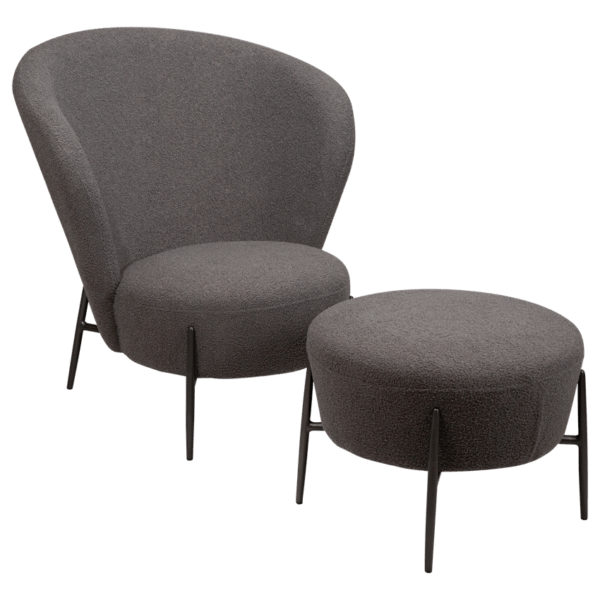 Fotelja Orbit Grey - Slika 5