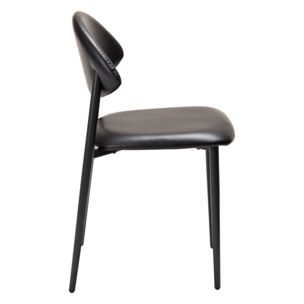 Blagovaonska stolica Tush Black - Slika 4
