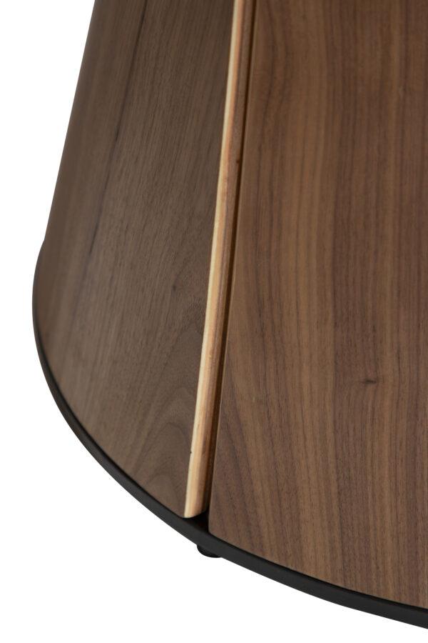Blagovaonski stol ROOT Dark Oval 220 - Slika 4