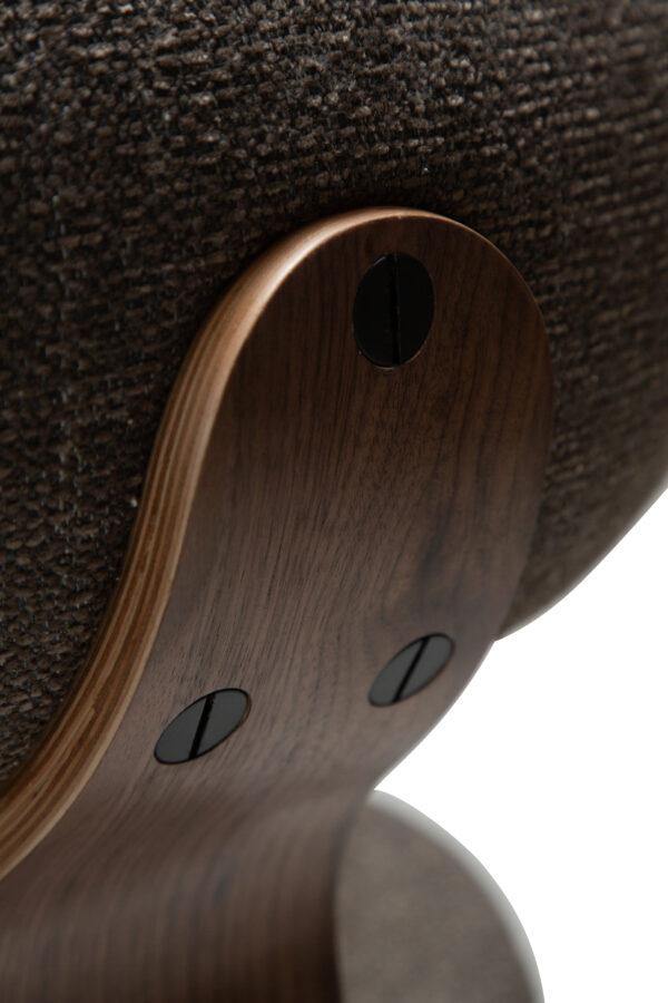 Blagovaonska stolica Buckle Brown - Slika 9
