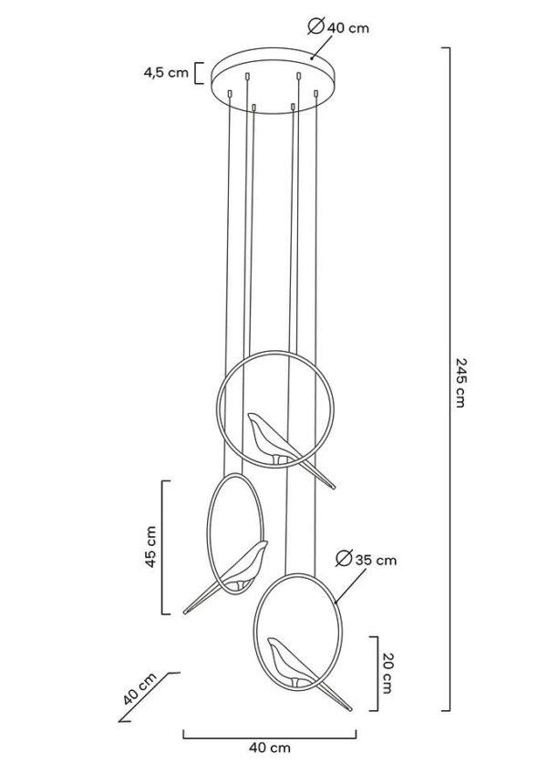 Visilica Bird Disc - Slika 11