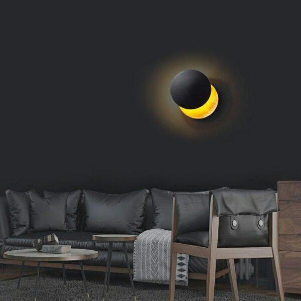 Zidna svjetiljka Eclipse Gold/Black - Slika 3